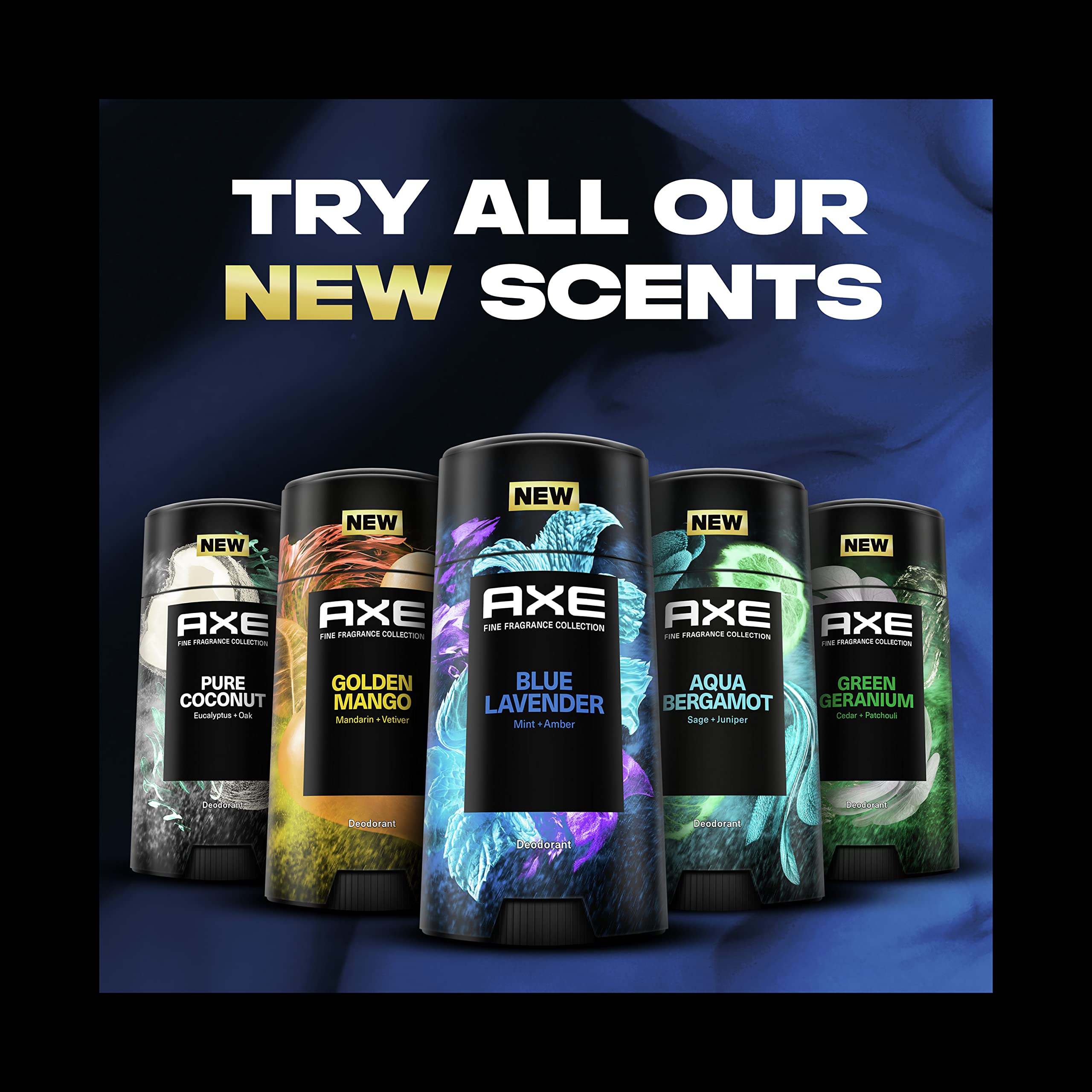 AXE Blue Lavender Deodorant Stick perfumer-note visual hints at premium fragrance