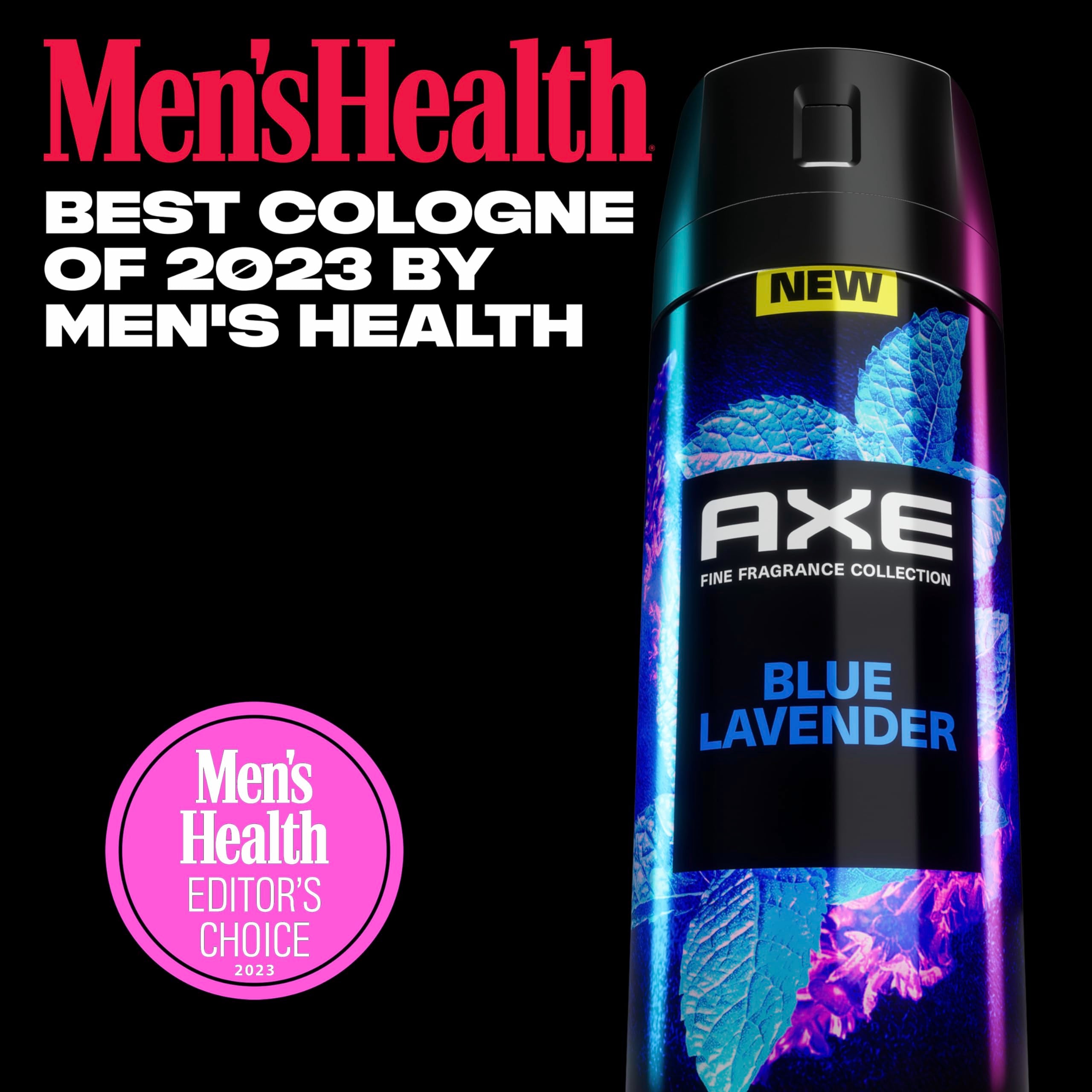 AXE Blue Lavender features zinc technology for odor control.