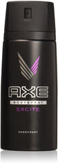 AXE Body Spray Excite front view promotes lasting freshness for bold daily routines.