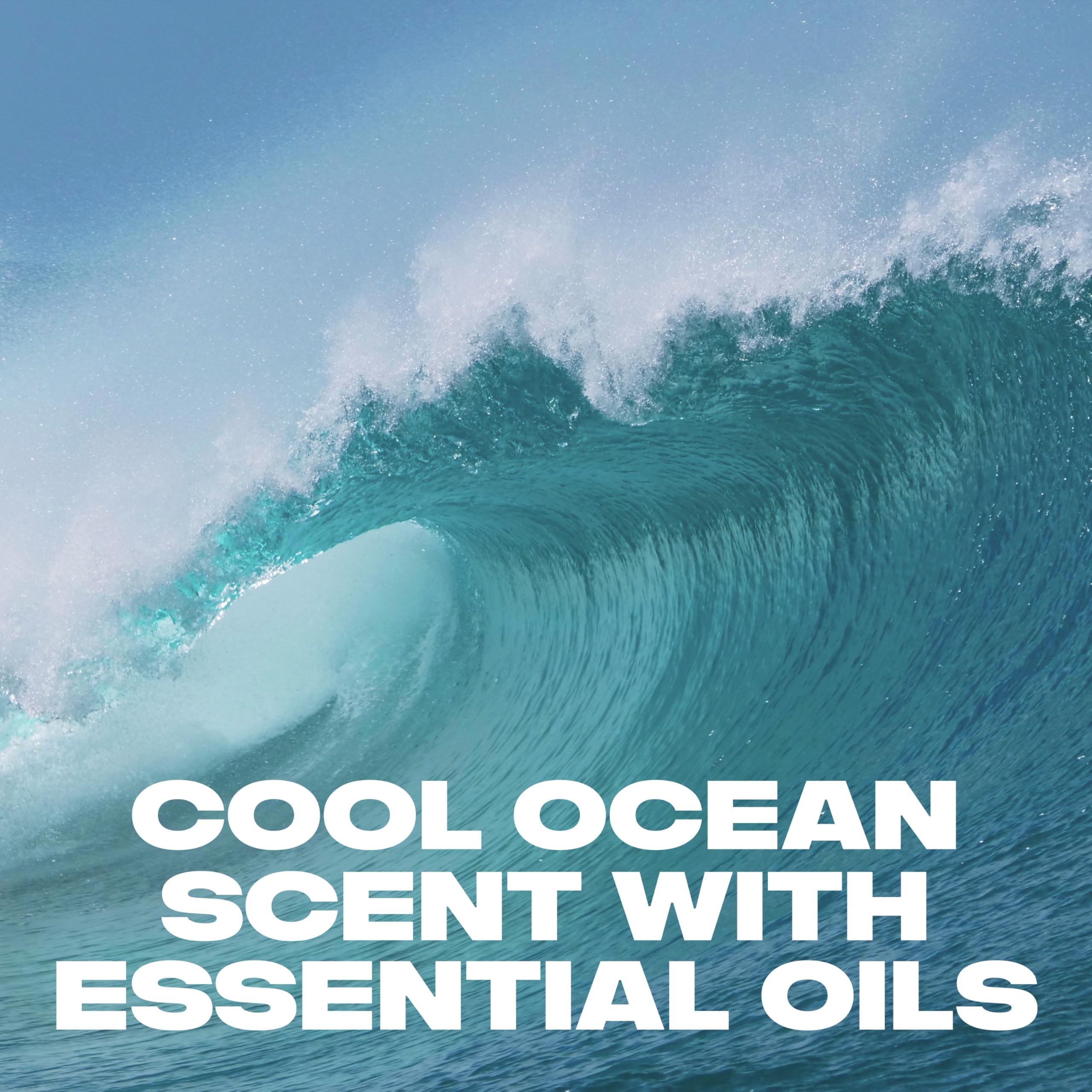 AXE Cool Ocean packaging icon highlights recyclable packaging goals.