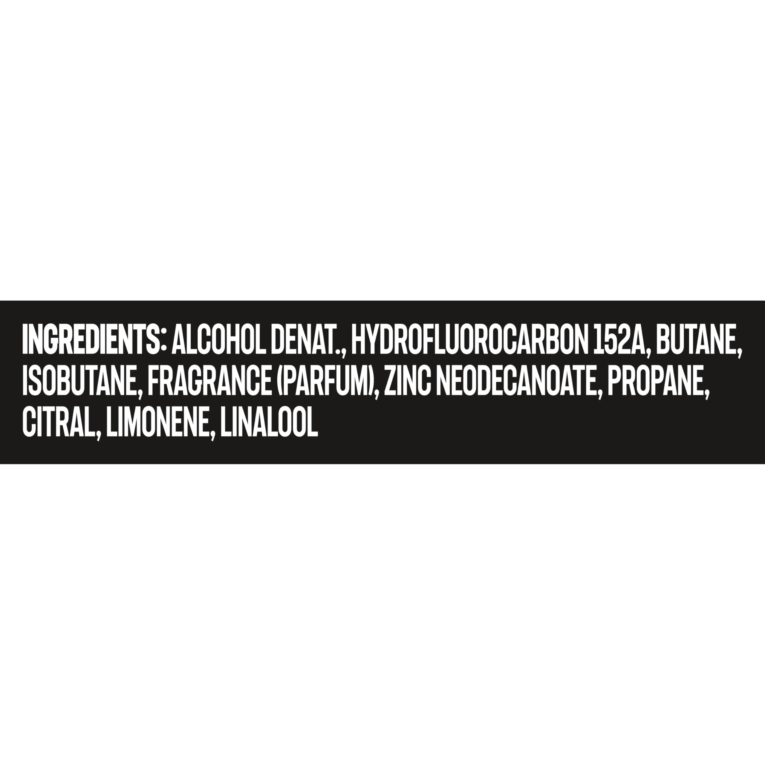 Spray mist from AXE Cool Ocean disperses evenly for broad coverage.