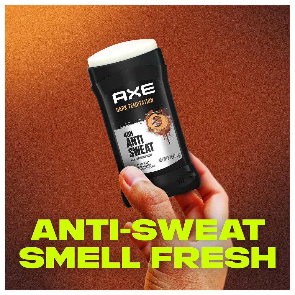 AXE Dark Temptation 24-hour protection badge on packaging