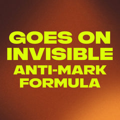 AXE Dark Temptation antiperspirant stick swipe demonstrates quick-dry invisible finish