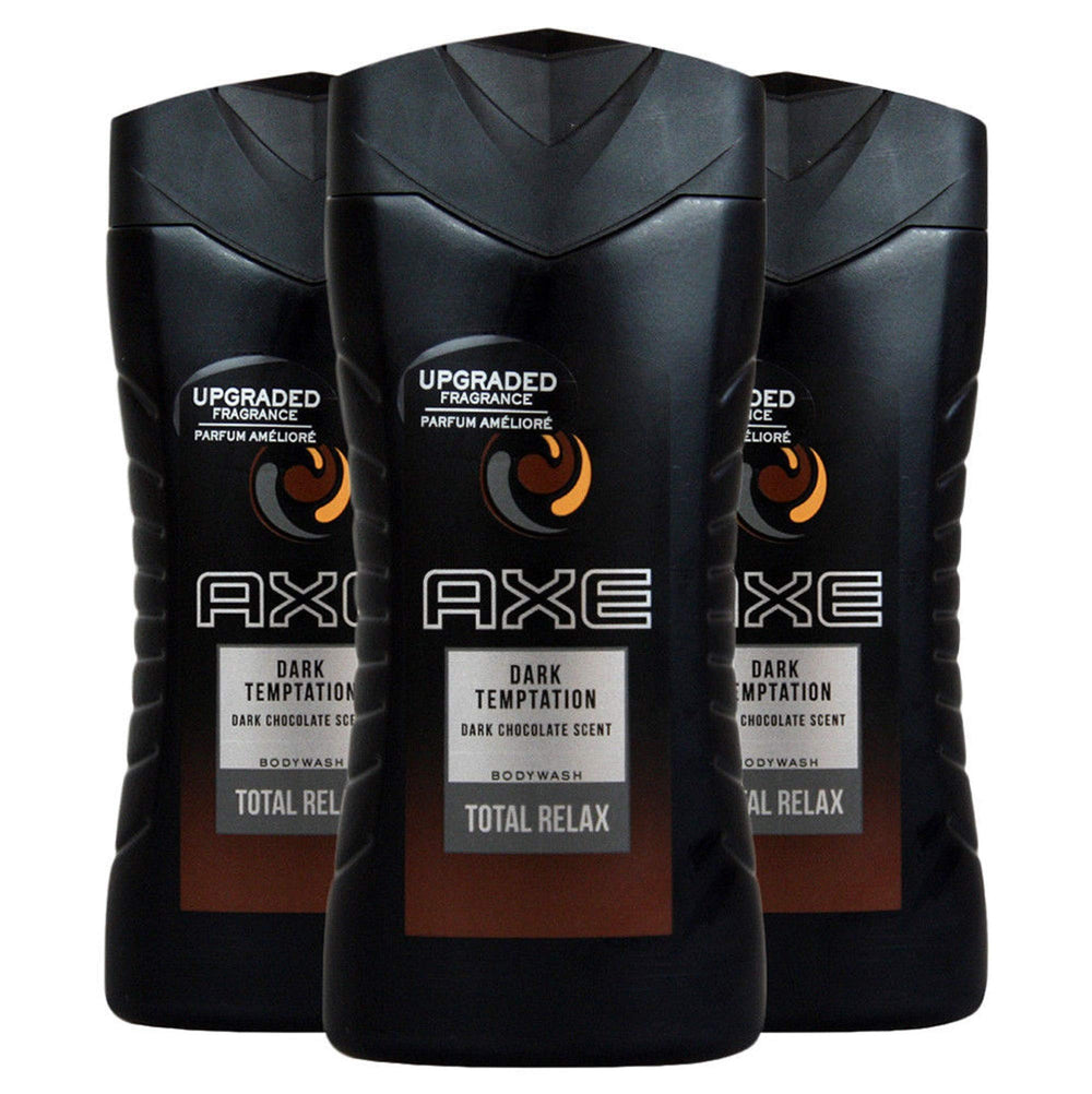 AXE Dark Temptation bottle pour for a bold, inviting morning routine