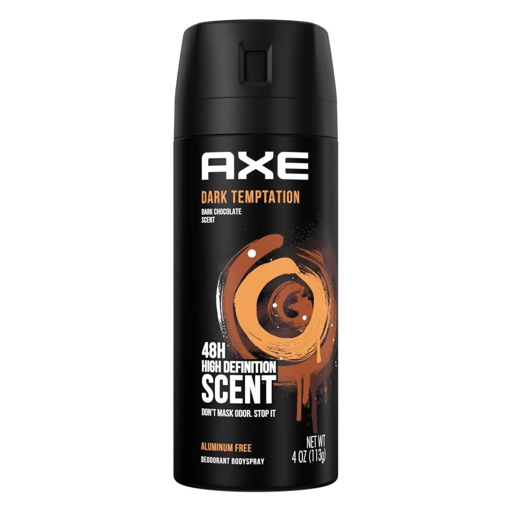 AXE Dark Temptation deodorant bottle 6-pack for long-lasting freshness.