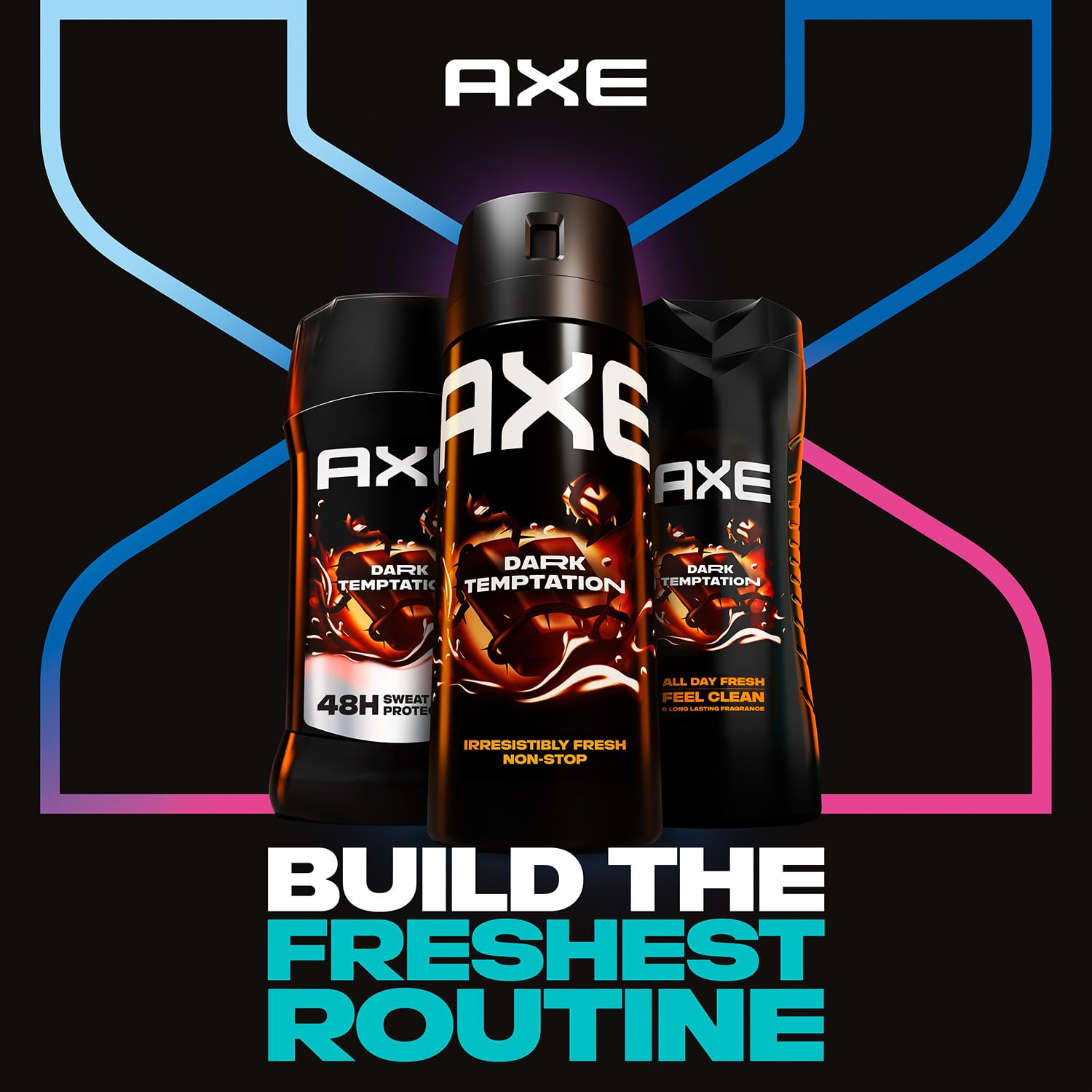 AXE Dark Temptation on store shelf to aid purchase decisions