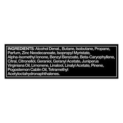 AXE Deodorant Body Spray Black New Edition 150 ml pack-6 bottle back view with consistent freshness