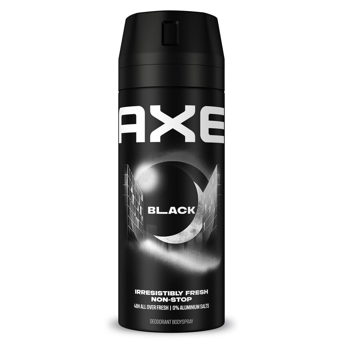 AXE Deodorant Body Spray Black New Edition 150 ml bottle front view for long-lasting freshness