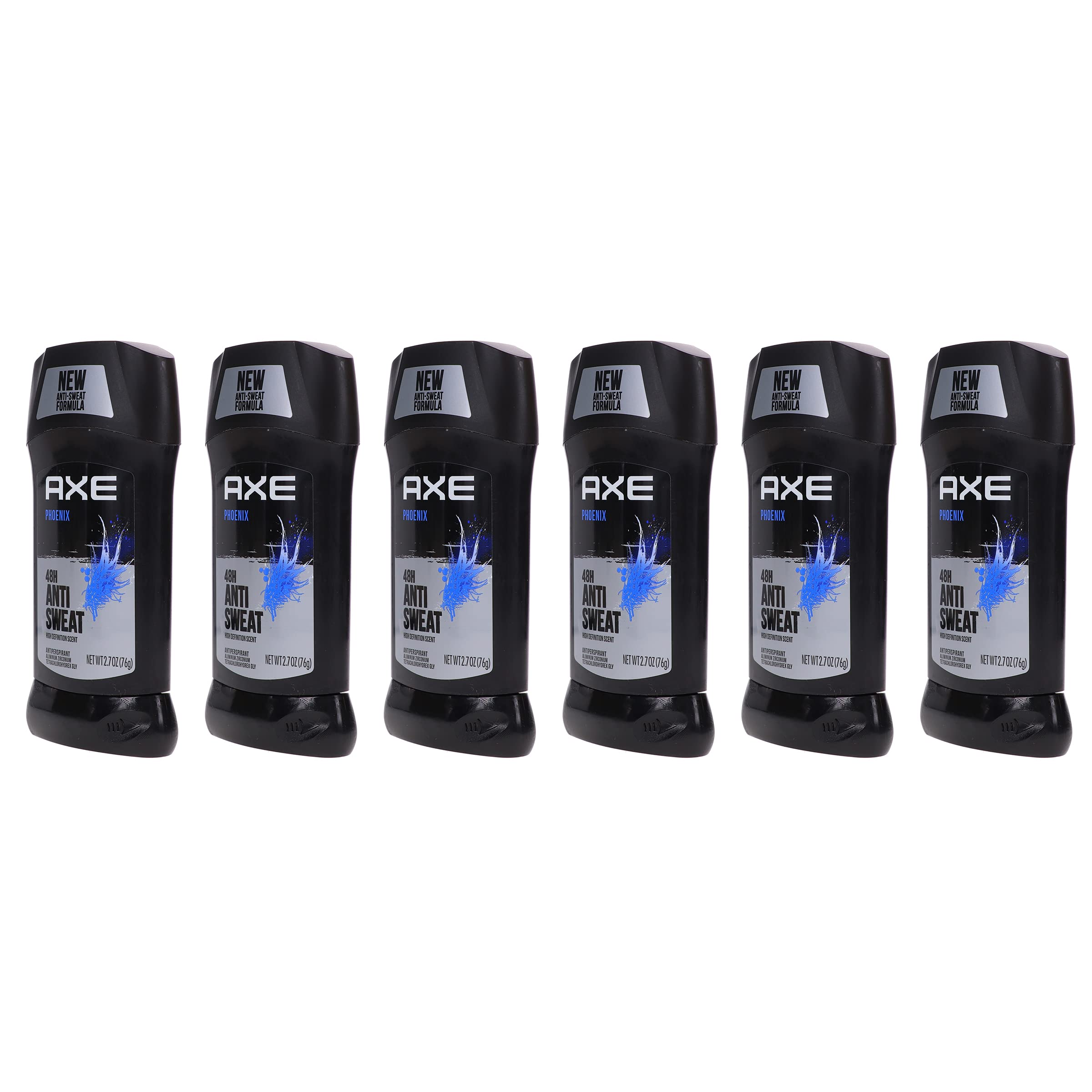Axe Dry Phoenix 6-pack box front for home, gym, or travel convenience.
