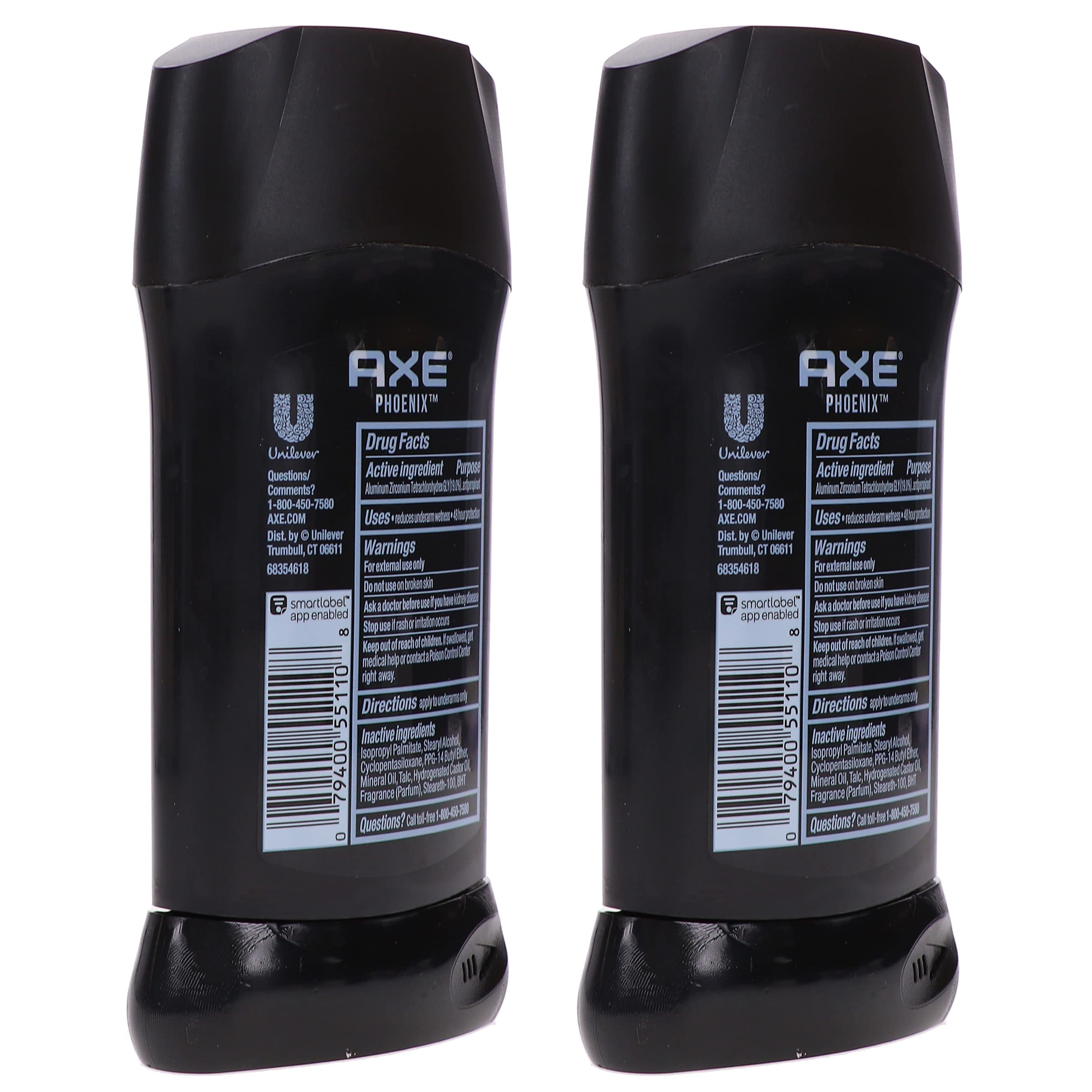 AXE Dry Phoenix bottle top highlights easy-to-use design.
