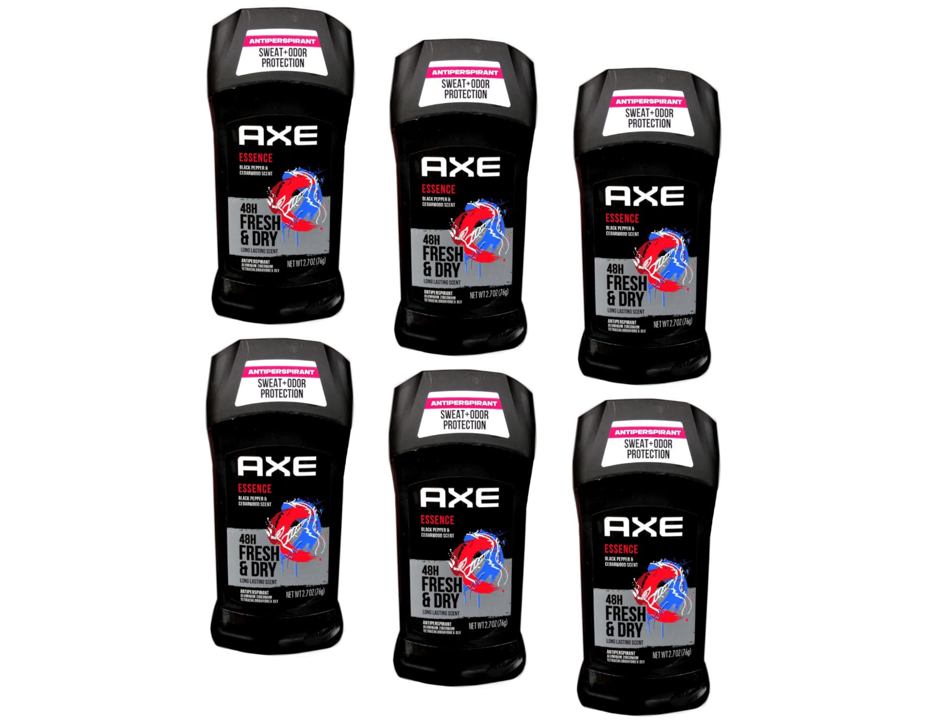 AXE Essence Dry antiperspirant stick front view for all-day dryness and confident daily wardrobe.