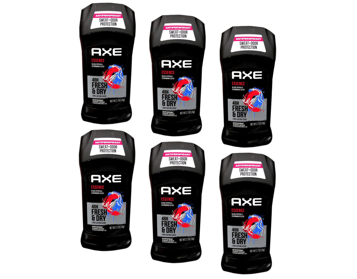AXE Essence Dry antiperspirant stick front view for all-day dryness and confident daily wardrobe.