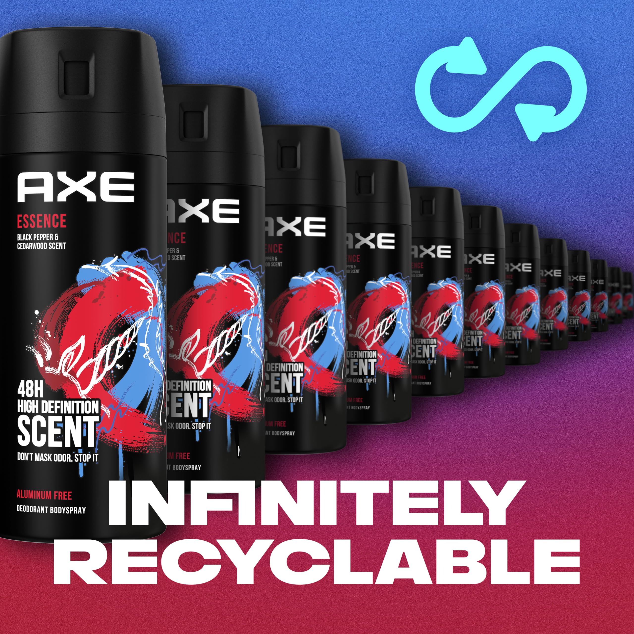 AXE Essence spray-application-action demonstrates quick refresh and confident aroma throughout the day.
