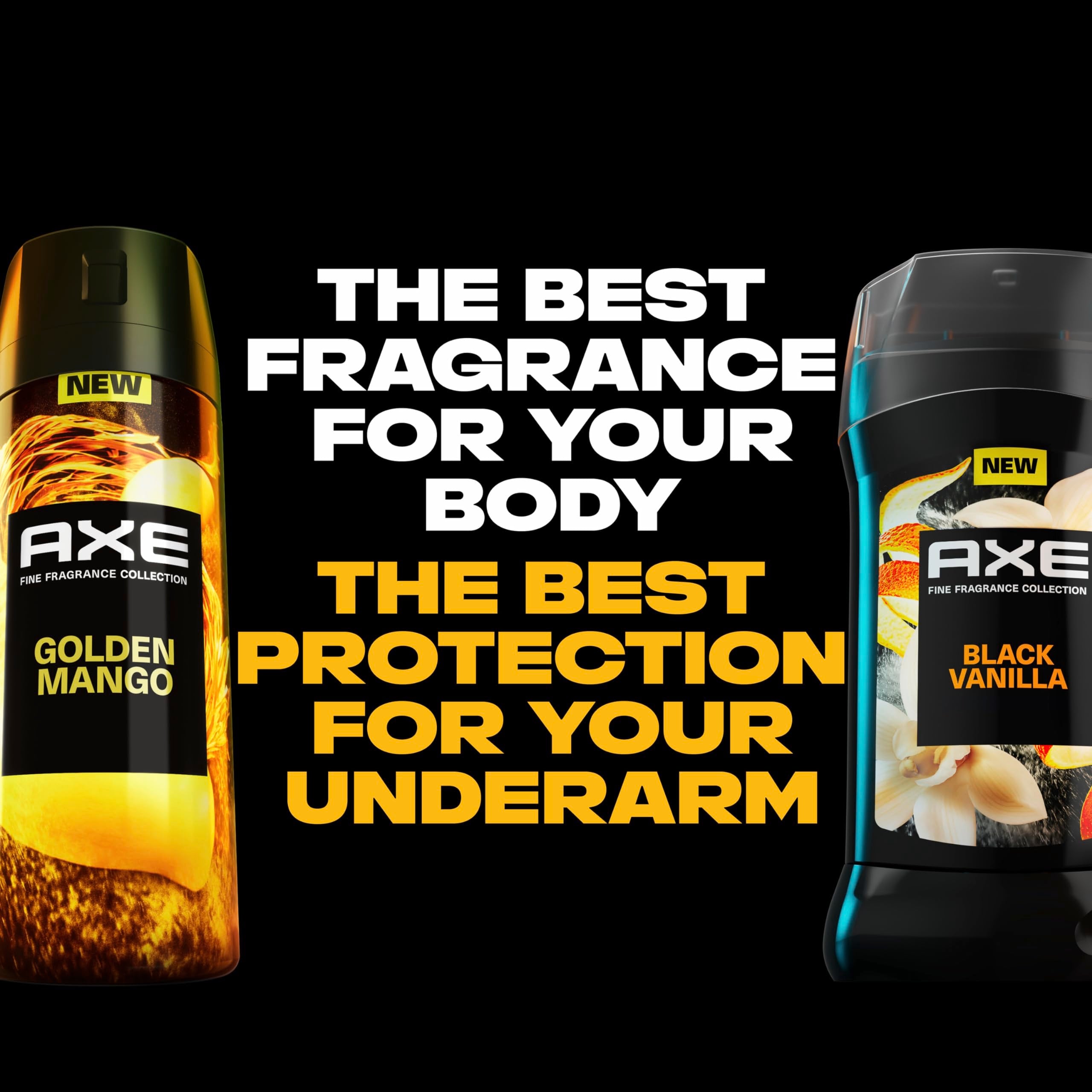 AXE Fine Fragrance Collection Golden Mango logo on packaging.