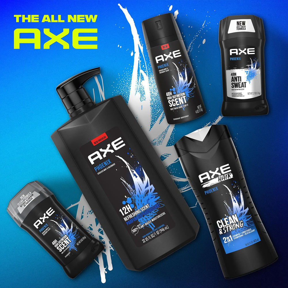 AXE Phoenix 32oz bottle emphasizes long-lasting supply