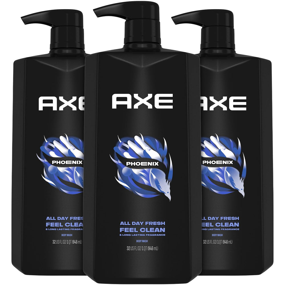AXE Phoenix 3-pack display shows value and daily freshness benefits