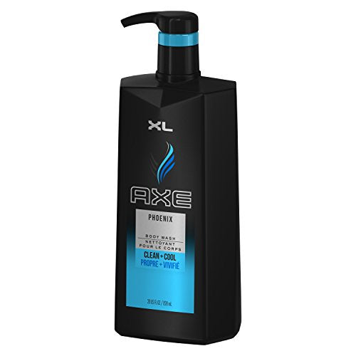 AXE Phoenix in a bathroom scene suggests a daily grooming ritual.