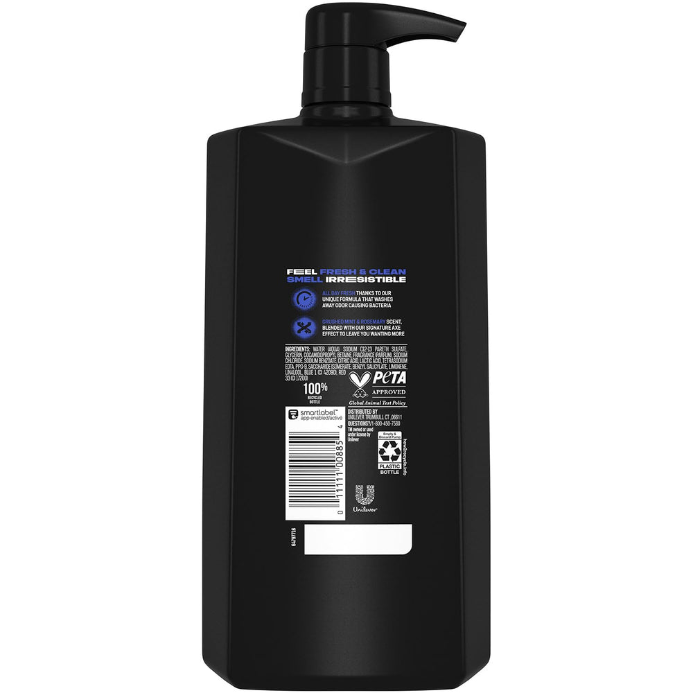 AXE Phoenix body wash bottle front highlights size and fragrance