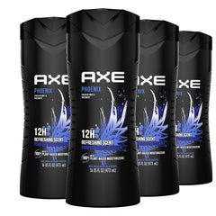 AXE Phoenix bottle-front view for daily refreshing shower ritual.
