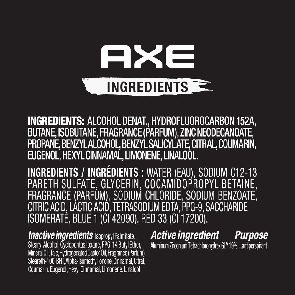 AXE Phoenix Fresh Gift Set body spray delivers long lasting scent for daily use.