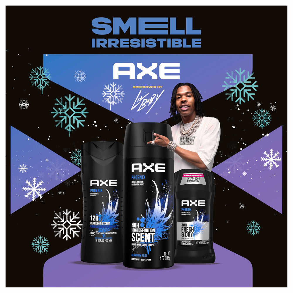 AXE Phoenix Fresh Gift Set packaging highlights bold gift ready presentation.