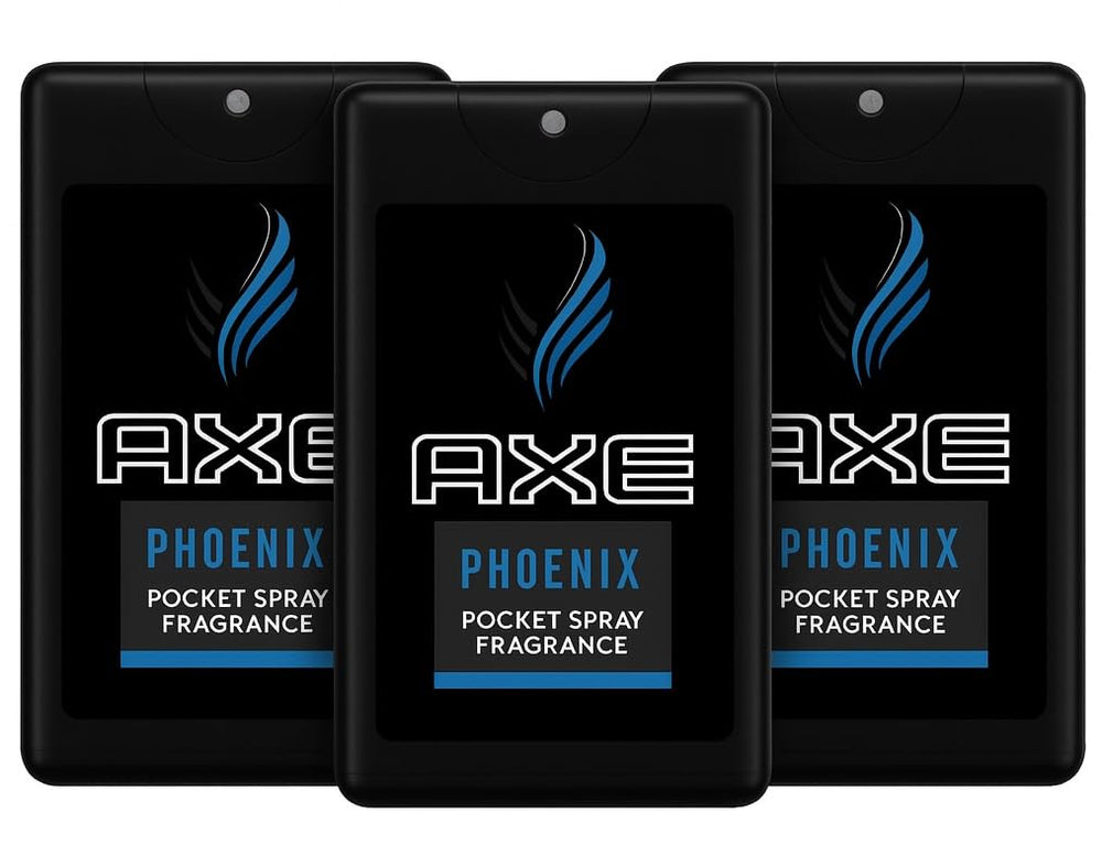 AXE Phoenix pocket spray front view for on-the-go freshness.