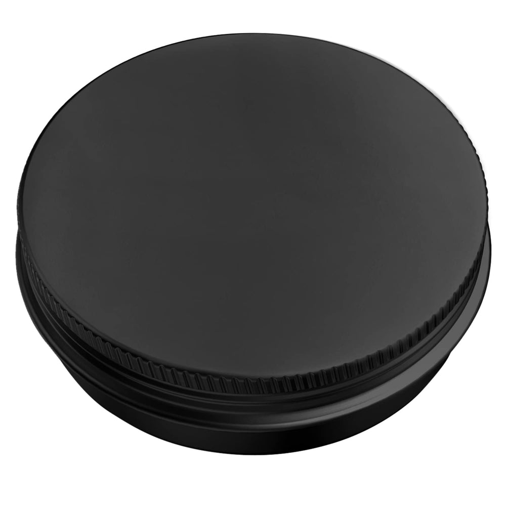 Axe Sickle tin jar being filled with lotion for DIY cosmetics