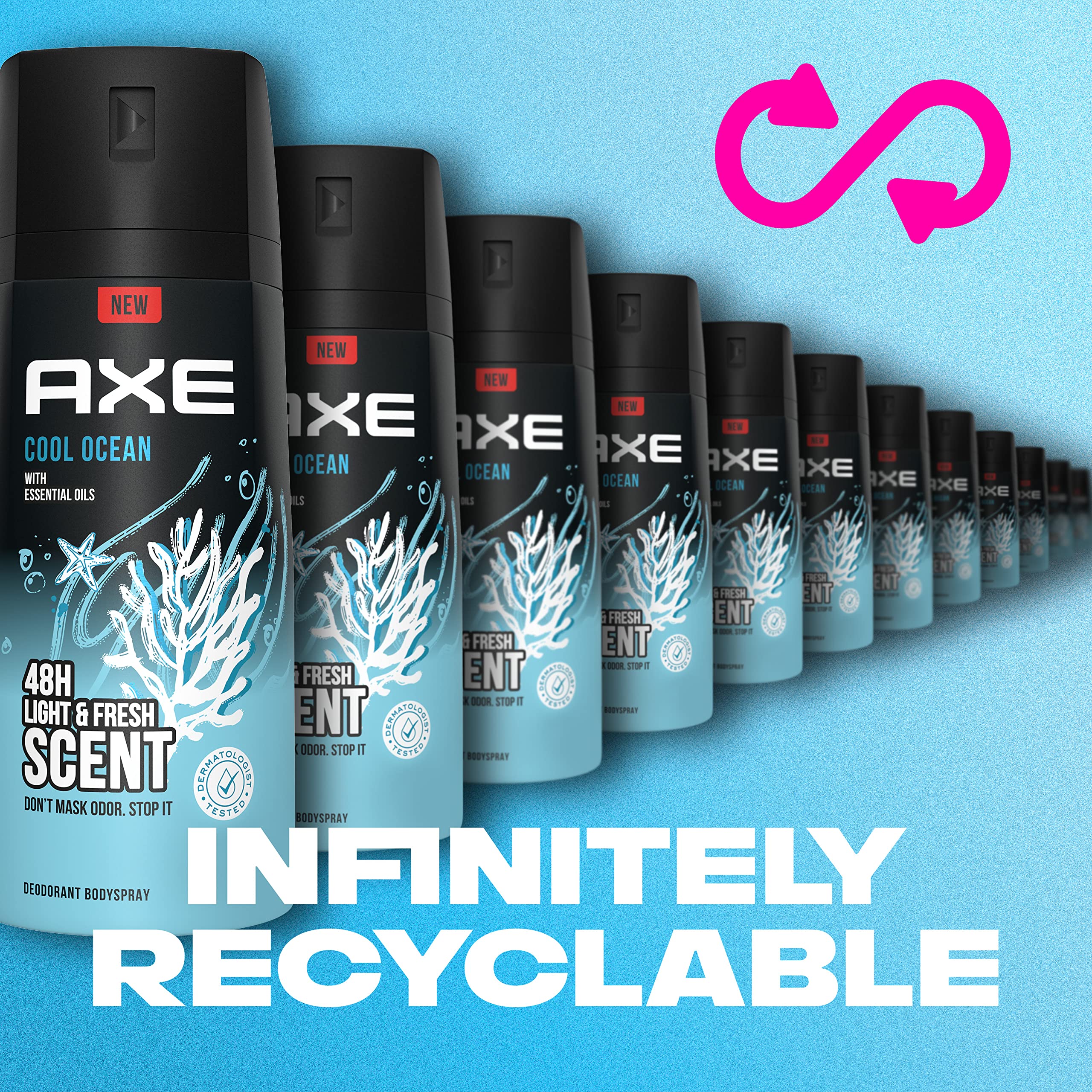 AXE For sport and daily commutes, quick refresh.