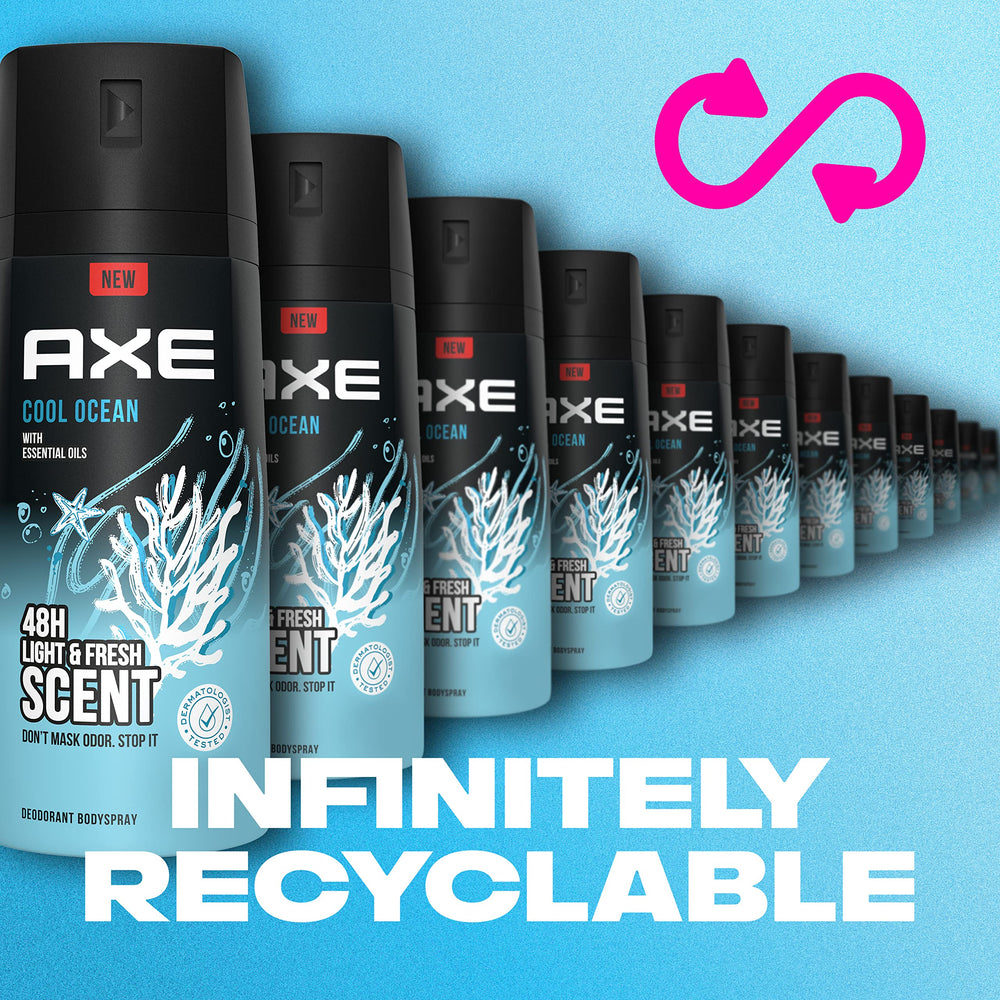 AXE For sport and daily commutes, quick refresh.