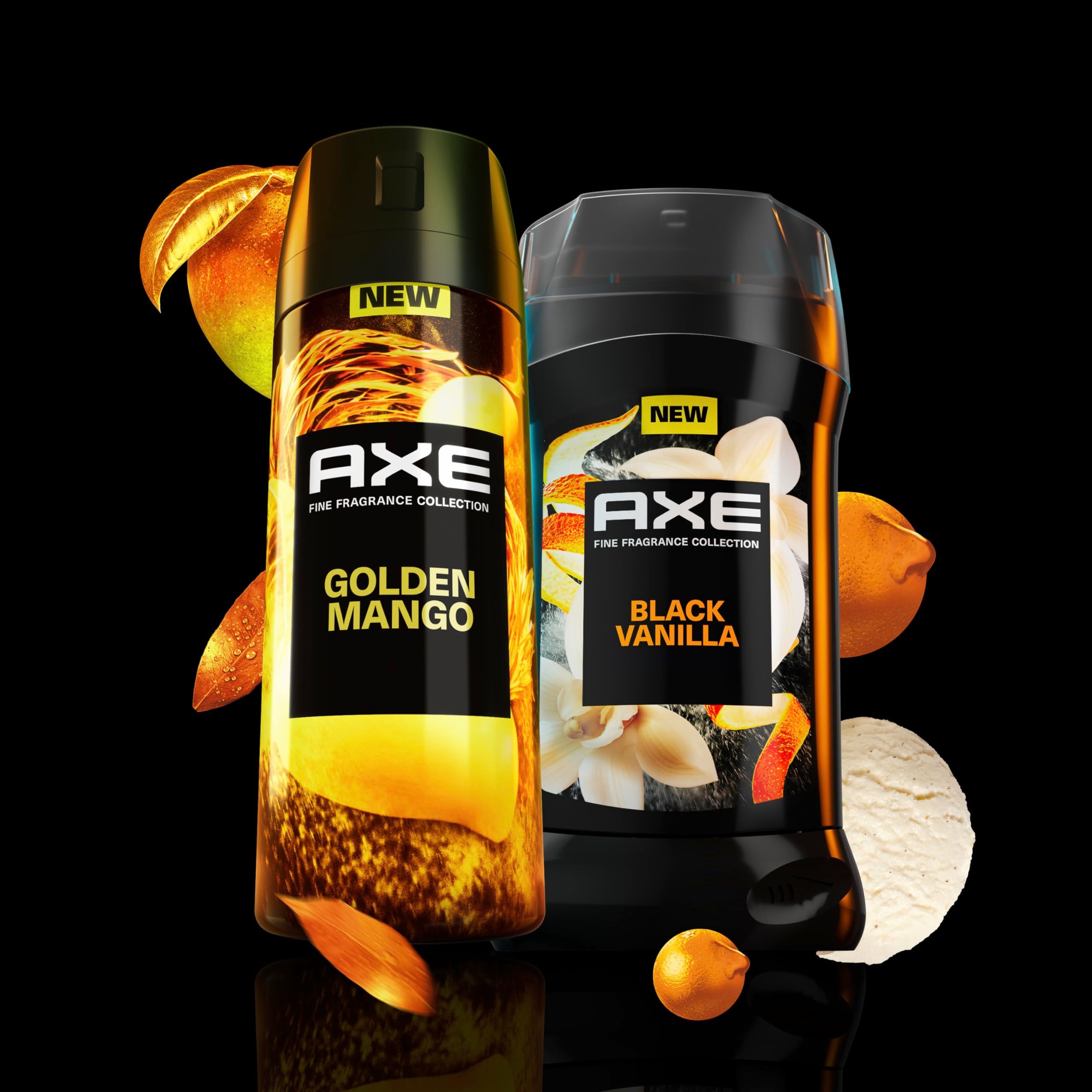 AXE zinc odor-technology highlight emphasizes odor control.