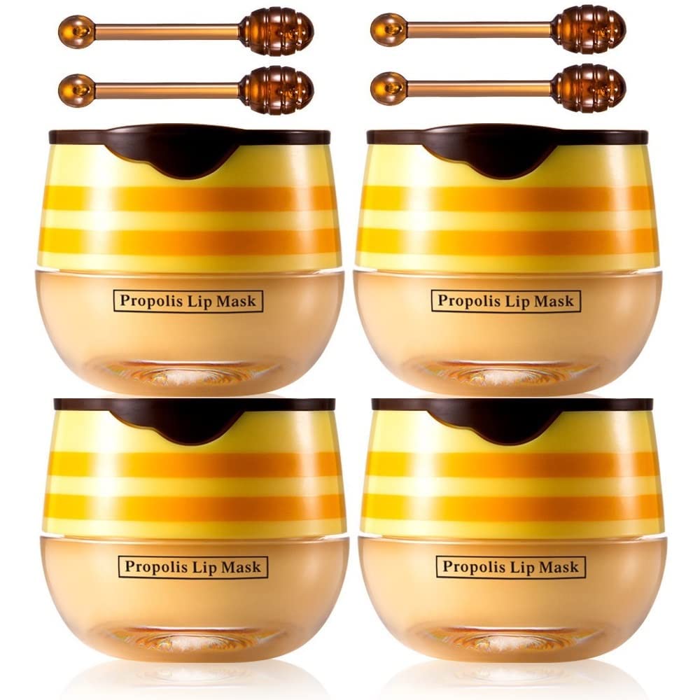Axnzp lip balm honey pot set enables portable lip care for on-the-go hydration.