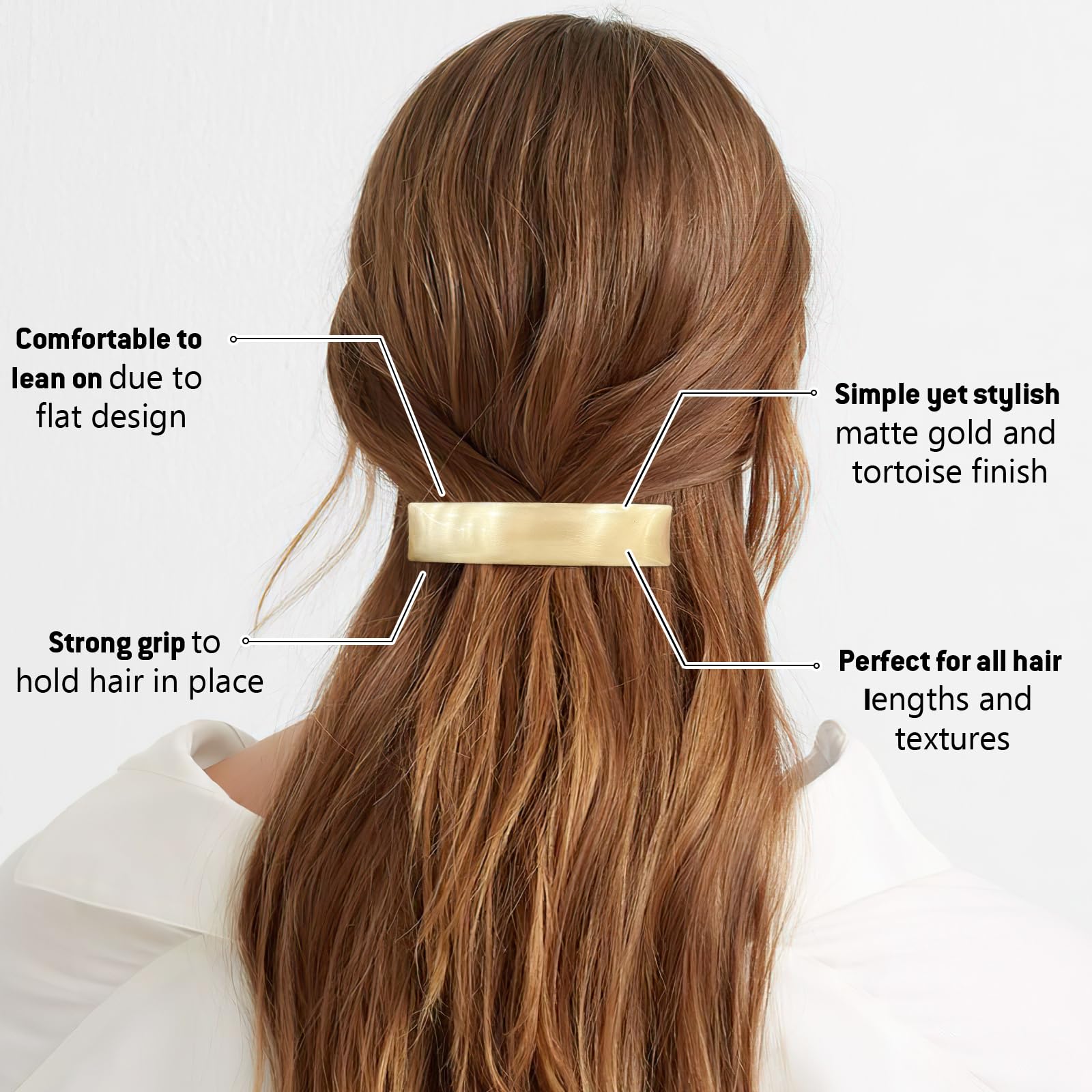 Ayesha six-size set helps tailor grip from large to small clips.