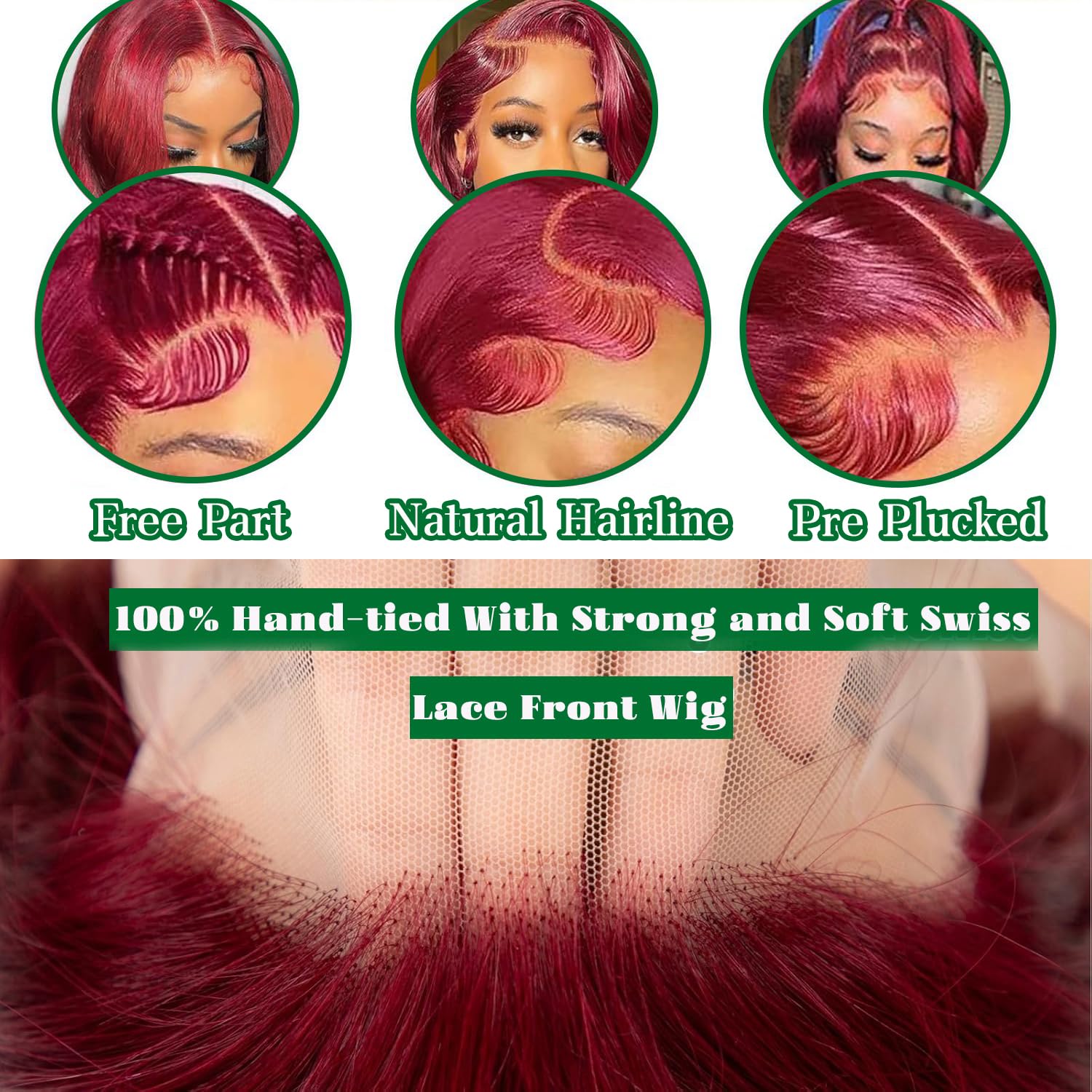 AYNISS V WIGS 13x6 transparent lace front closeup reveals breathable cap and soft knots.