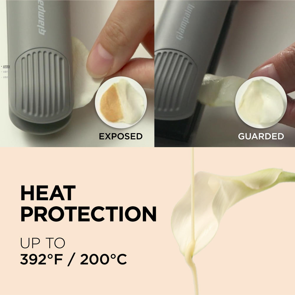 AYUNCHE Enrich Bonding Cream application on dry hair demonstrates easy, residue-free glide.
