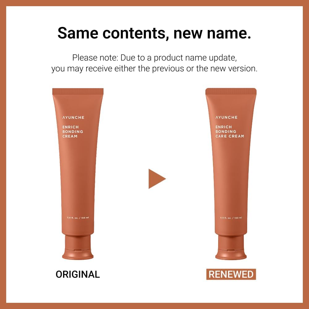 AYUNCHE Enrich Bonding Cream near-heat shield demonstrates protection up to 392°F during styling.