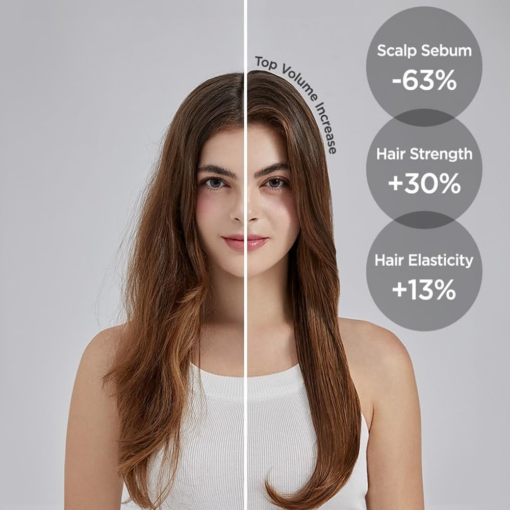 AYUNCHE Rebalancing Shampoo cooling rinse delivers a refreshing sensation.