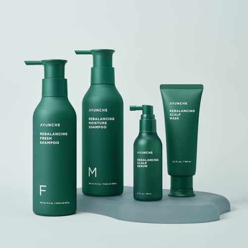 AYUNCHE Rebalancing Shampoo post-wash finish leaves a clean, refreshed feel.
