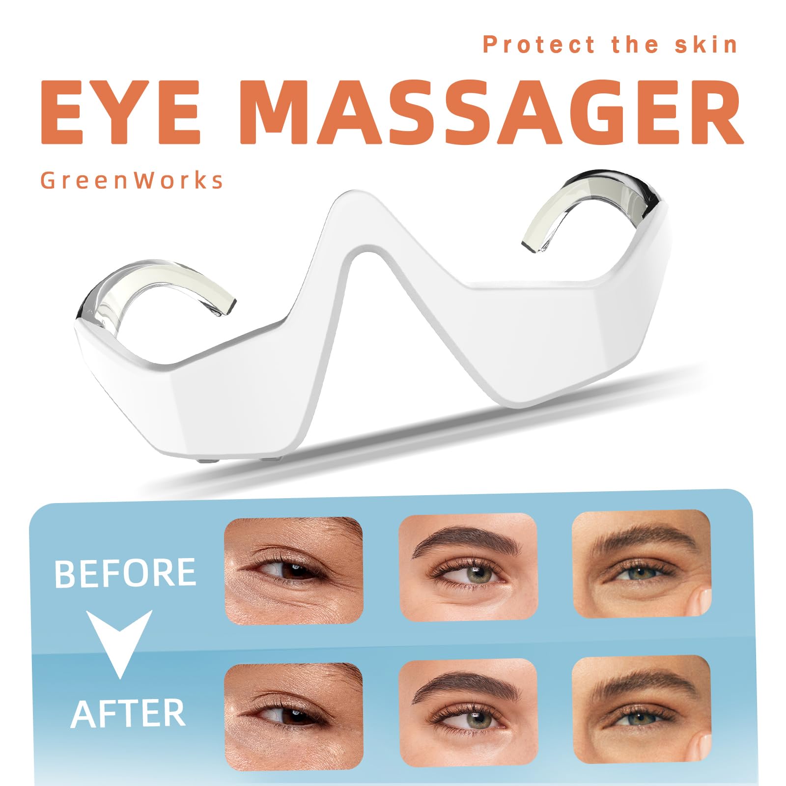 AYYHG Renewa Eyelift 3D fit design hugs the eye area for precise treatment.