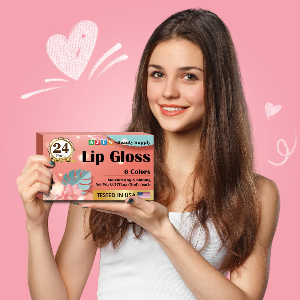 AZEN brillo labial usos cotidianos: adecuado para uso diario y looks profesionales.