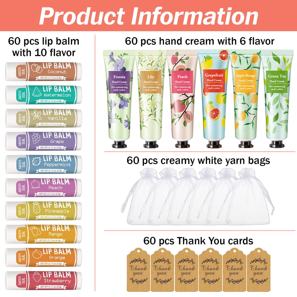 AZEN bulk gifts lip balm bulkset with 10 flavors for guest giveaways