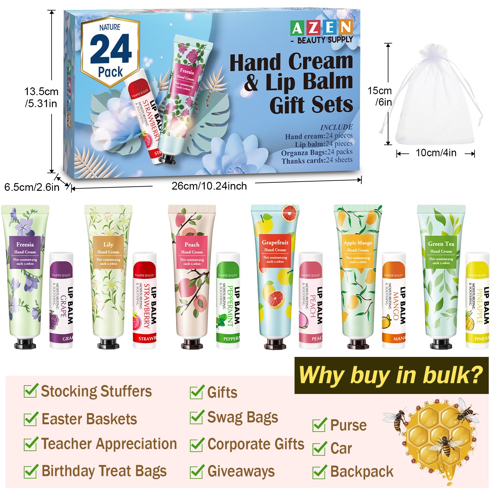 AZEN DIY gift option lets you personalize notes and arrange the display.