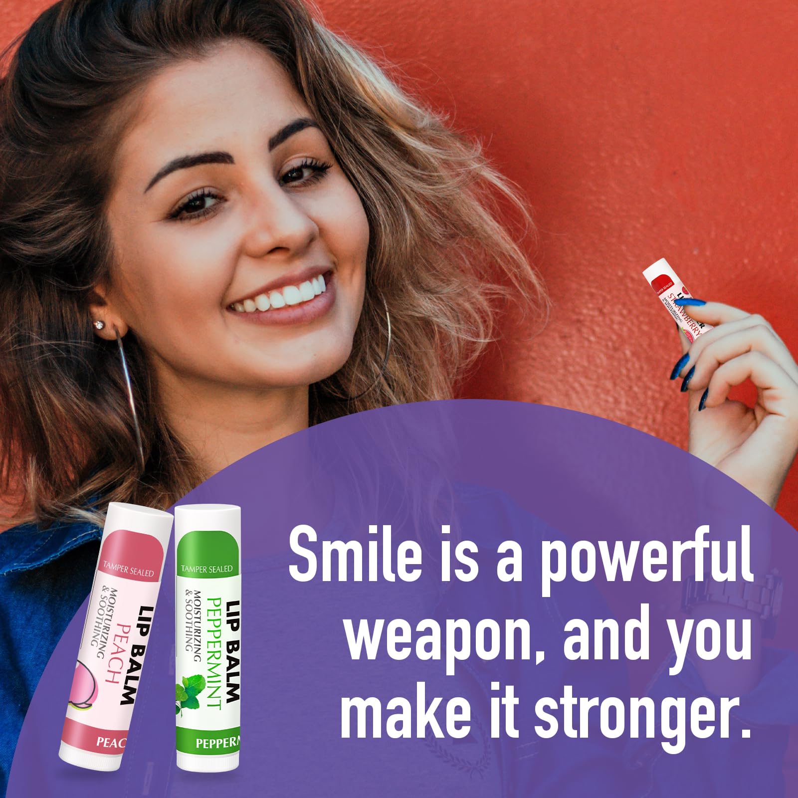 AZEN lip balm vanilla flavor adds a comforting scent with lasting soft lips.