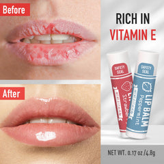 Azen lip balm coconut tube soothes dry lips with rich coconut oil.