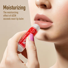 Azen lip balm watermelon tube adds hydration with a cool, fruity aroma.