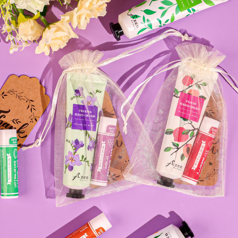 AZEN thank-you labels pack allows personalized messages for wedding favors