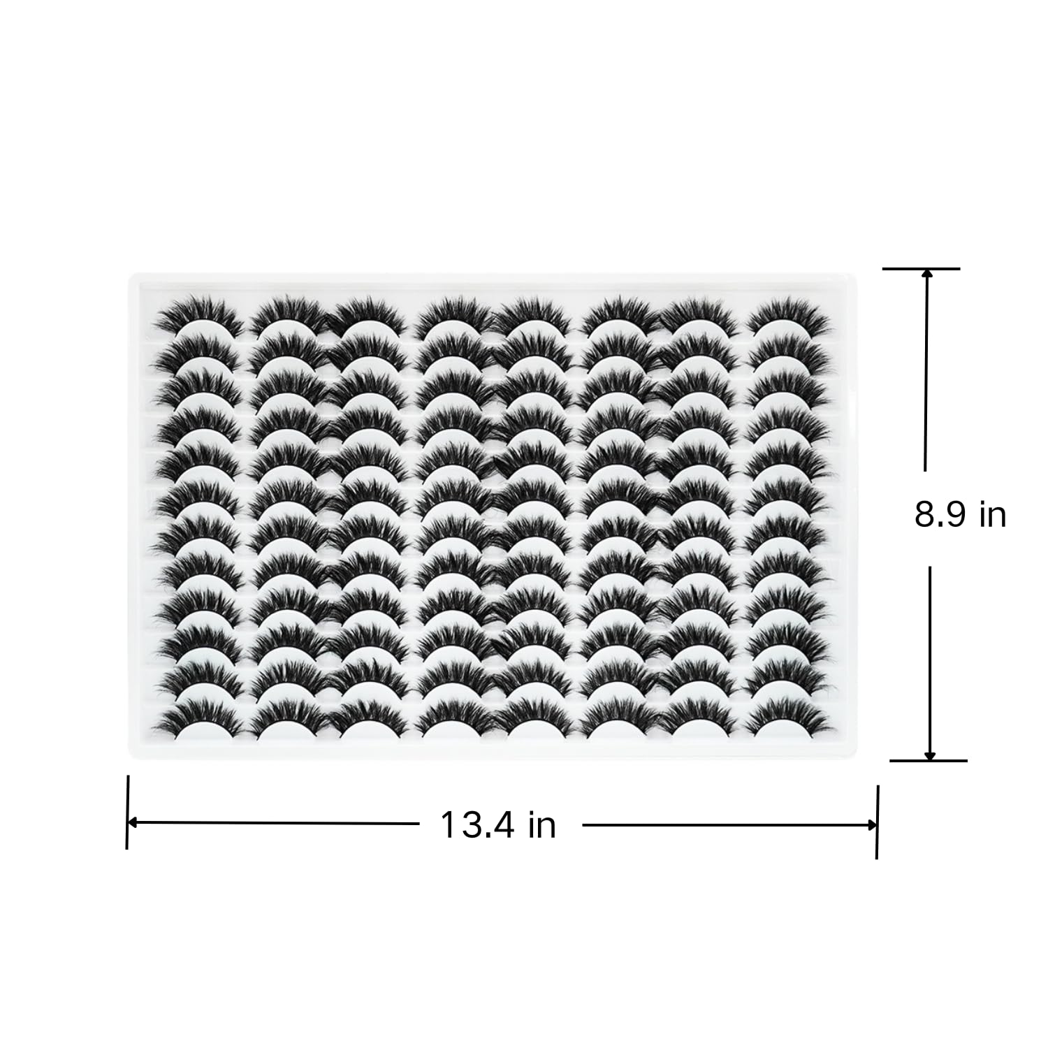 Azenlo 14mm wispy cat-eye lashes inner outer length detail emphasizes flirty lift.