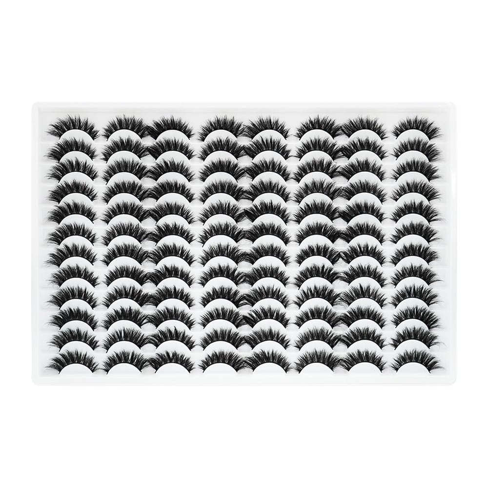 Azenlo false eyelashes 48-036 pack front view for bold daily drama.