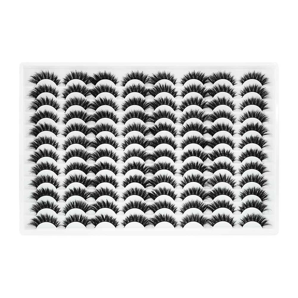 Azenlo false eyelashes 48-036 pack front view for bold daily drama.