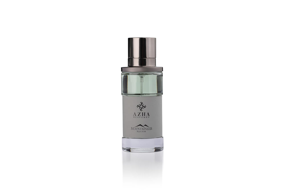 Azha Perfumes Mountaineer EDP bottle for all-day confidence.