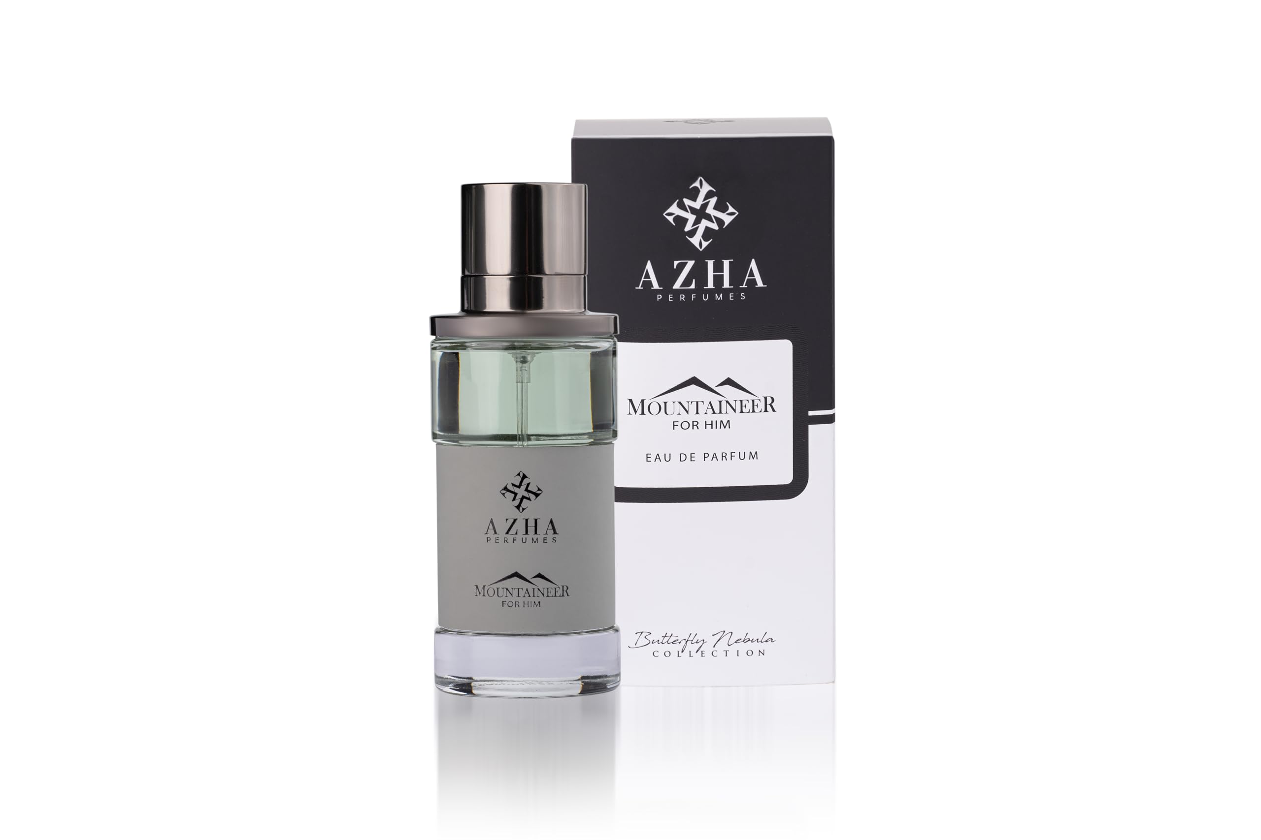Azha Perfumes Mountaineer packaging conveys premium gifting appeal.